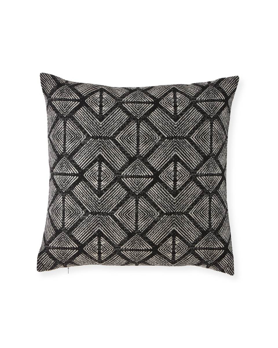 Bakuba Ebony Sunbrella Pillow